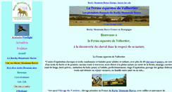 Desktop Screenshot of mountainhorseeurope.com